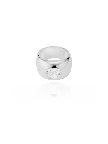 Dome xl silver - ring