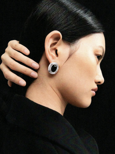 constance earrings - silver