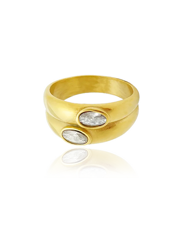 1990 gold ring - clean