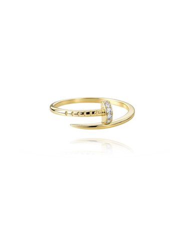 clove ring - 10 kt
