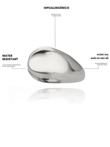 DROP RING - SILVER