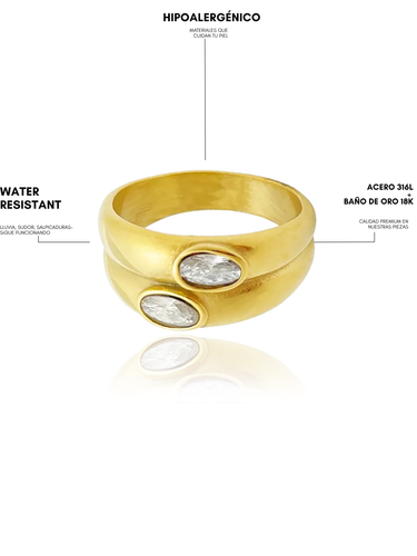1990 gold ring - clean