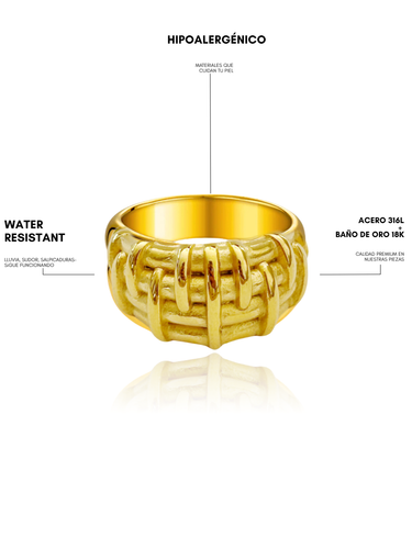 demi ring - gold