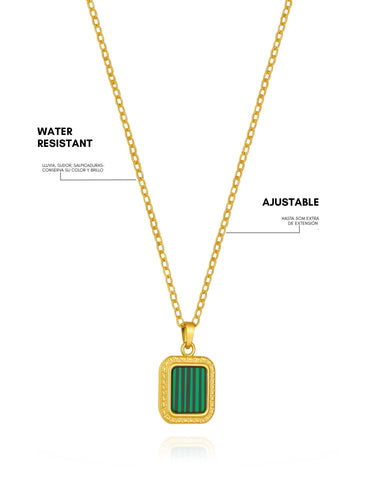 Malaquita necklace