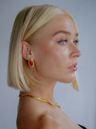 WINE earrings - gold
