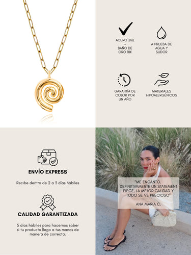 CAPSULE NECKLACE - GOLD