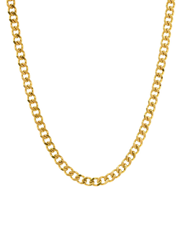 cuban jumbo necklace - gold