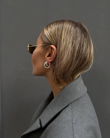 Marah hoops - silver