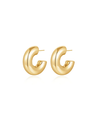 Amalfi xs hoops - gold
