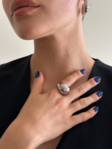 DROP RING - SILVER