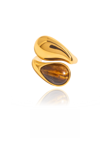Eye tiger ring - ajustable