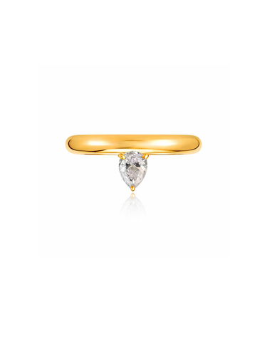 Drop ring gold