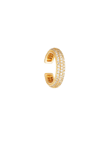 zc pave ear cuff - gold