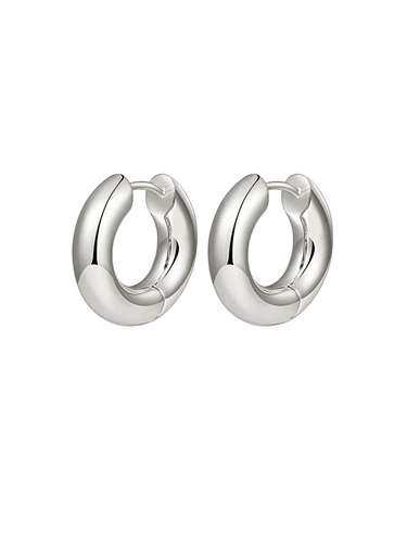 Marah hoops - silver