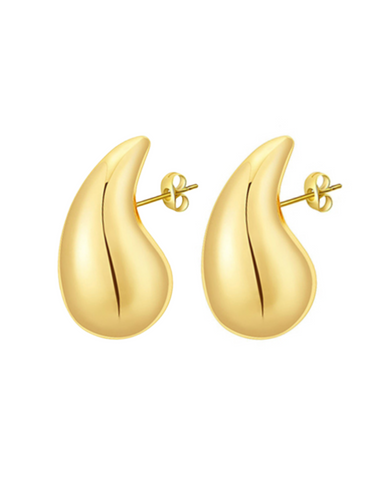 The drop hoops - gold