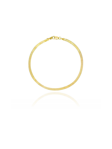bezel bracelet - gold