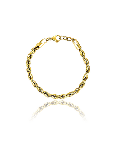 xs rolled bracelet - gold -